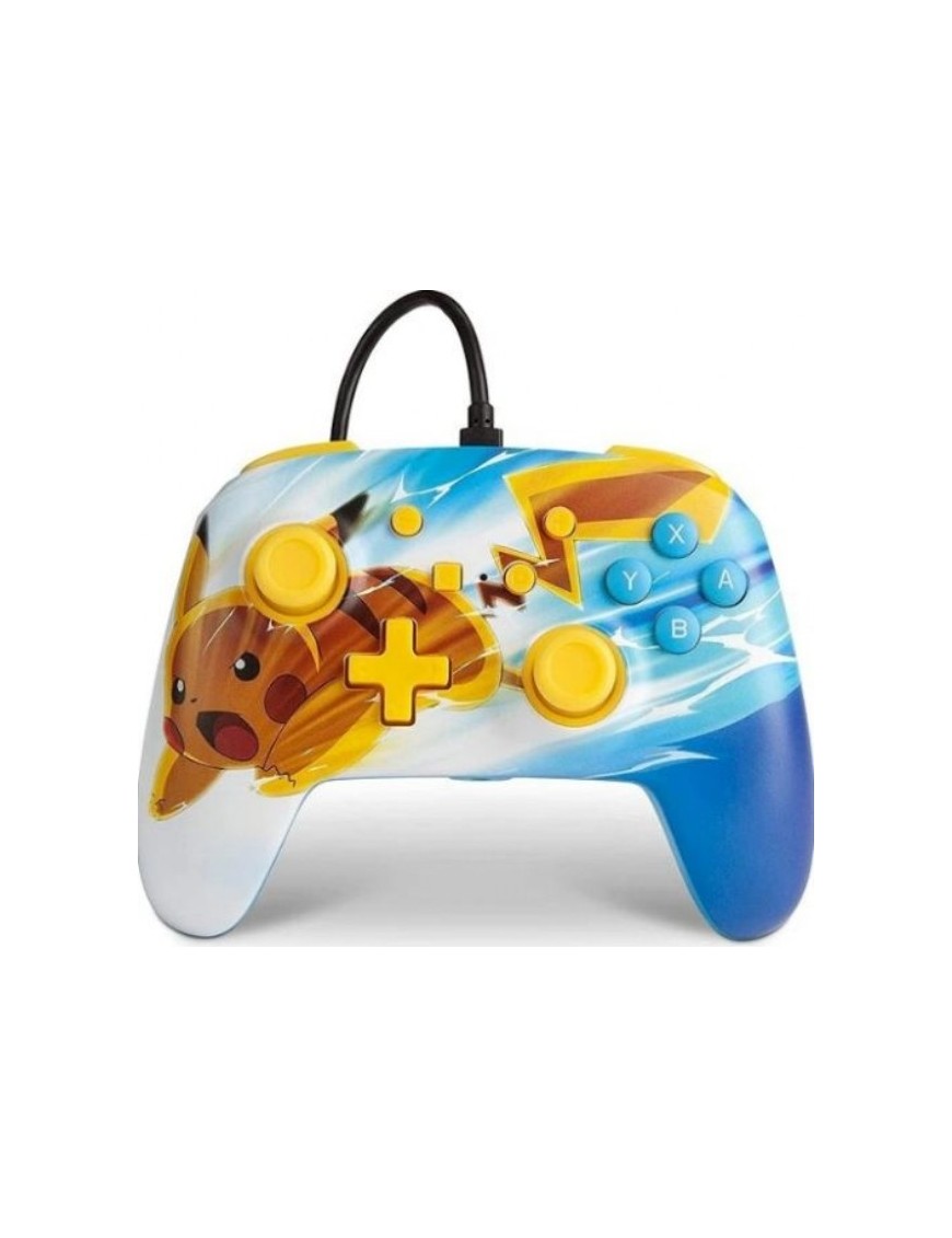 MANETTE NINTENDO SWITCH COMPATIBLE FILAIRE POWERA  - PIKACHU