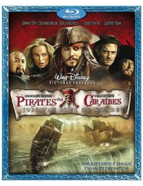 BLURAY PIRATES DES CARAIBES : JUSQU'AU BOUT DU MONDE 