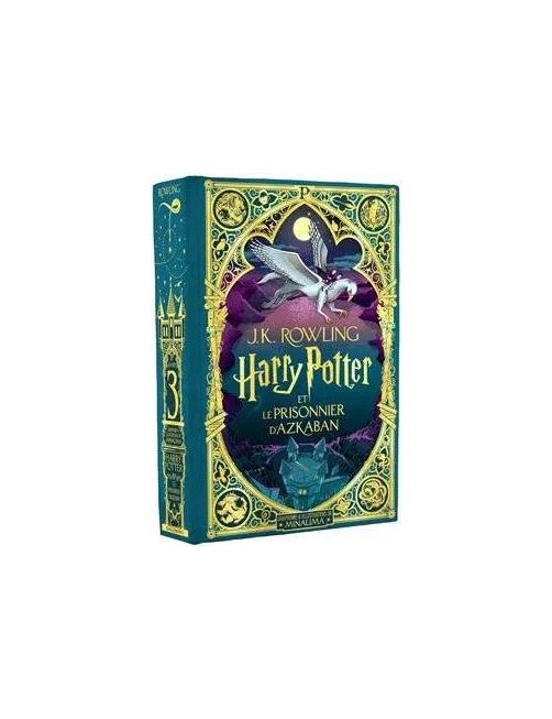 LIVRE HARRY POTTER ET LE PRISONNIER D'AZKABAN  (ILLUSTRATIONS DE MINALIMA)