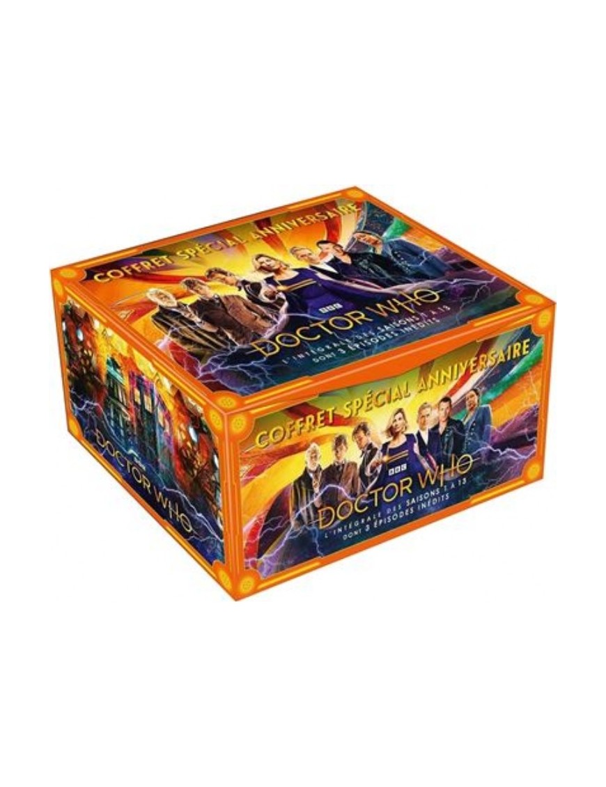 COFFRET DOCTOR WHO - SAISONS 1 A 13 - EDITION 60 EME ANNIVERSAIRE