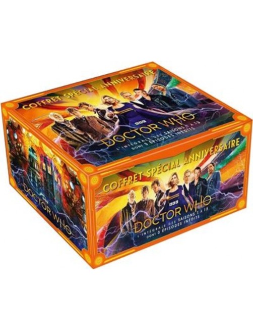 COFFRET DOCTOR WHO - SAISONS 1 A 13 - EDITION 60 EME ANNIVERSAIRE