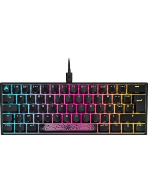 CLAVIER GAMING FILAIRE CORSAIR AZERTY K65 RGB MINI 60%