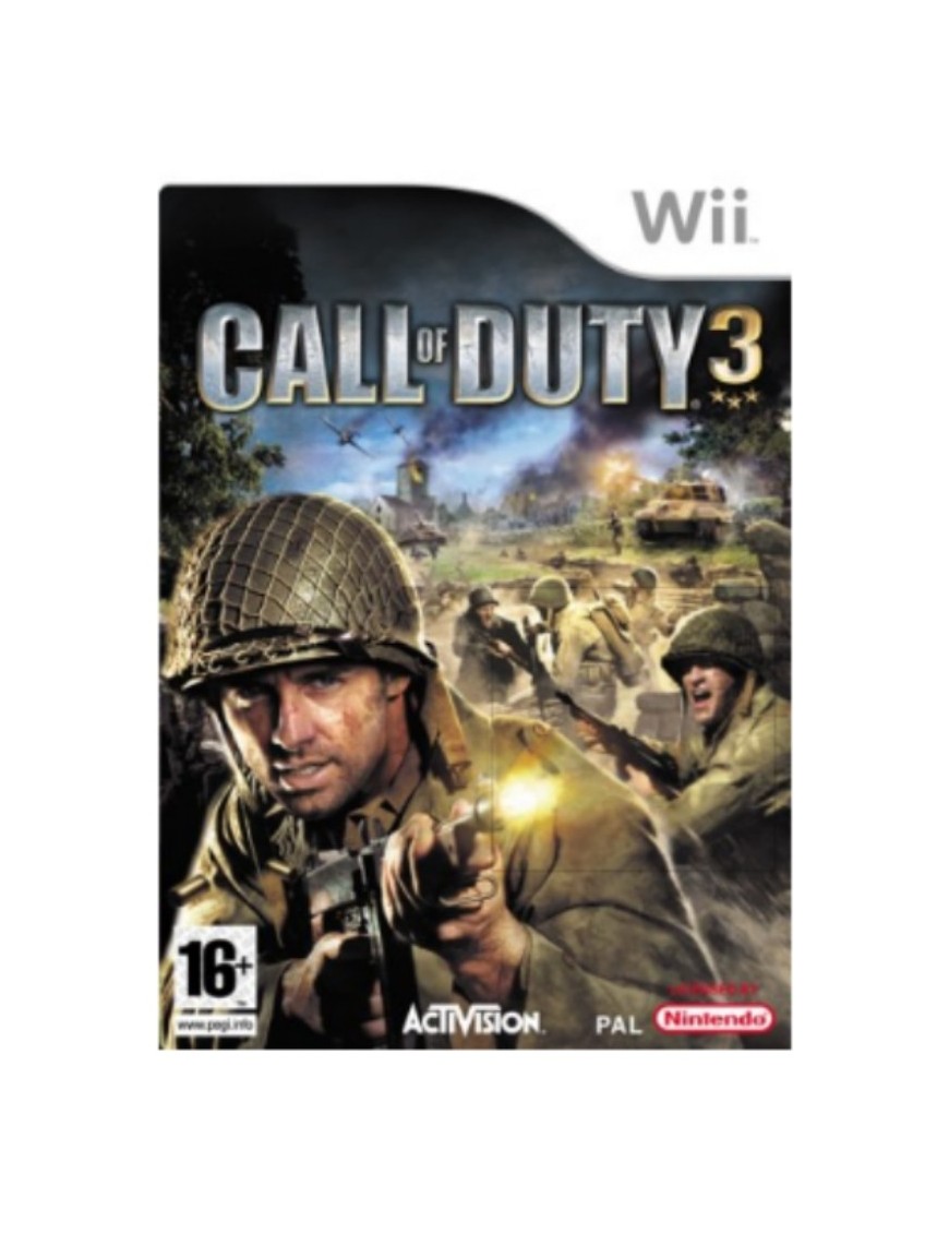 JEU WII CALL OF DUTY 3 EN MARCHE VERS PARIS 