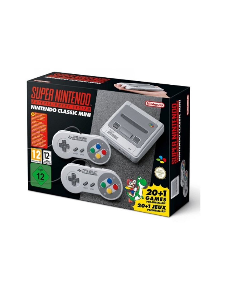 MINI SUPER NINTENDO - 2 MANETTES 