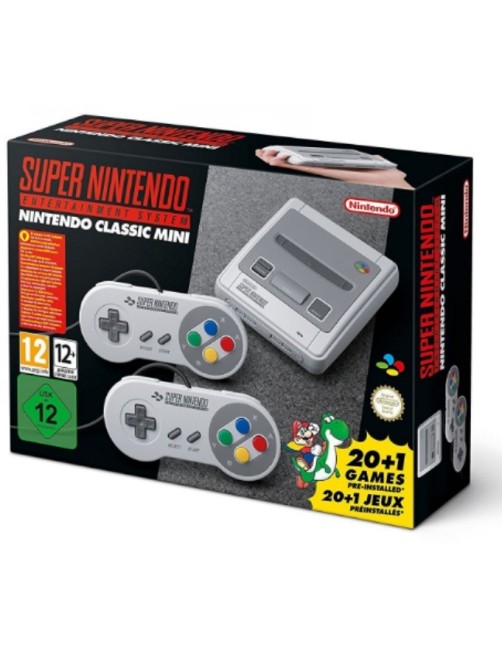 MINI SUPER NINTENDO - 2 MANETTES 
