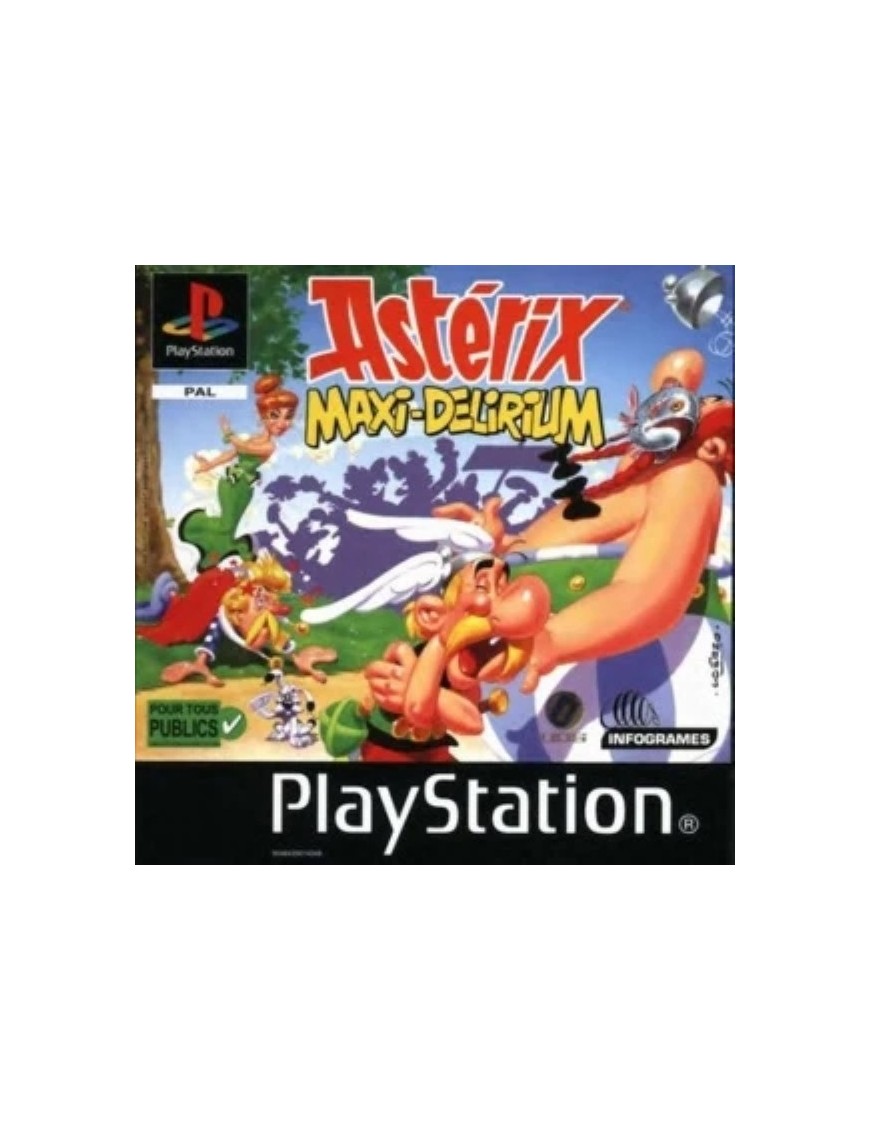 JEU PS1 ASTERIX MAXI-DELIRIUM