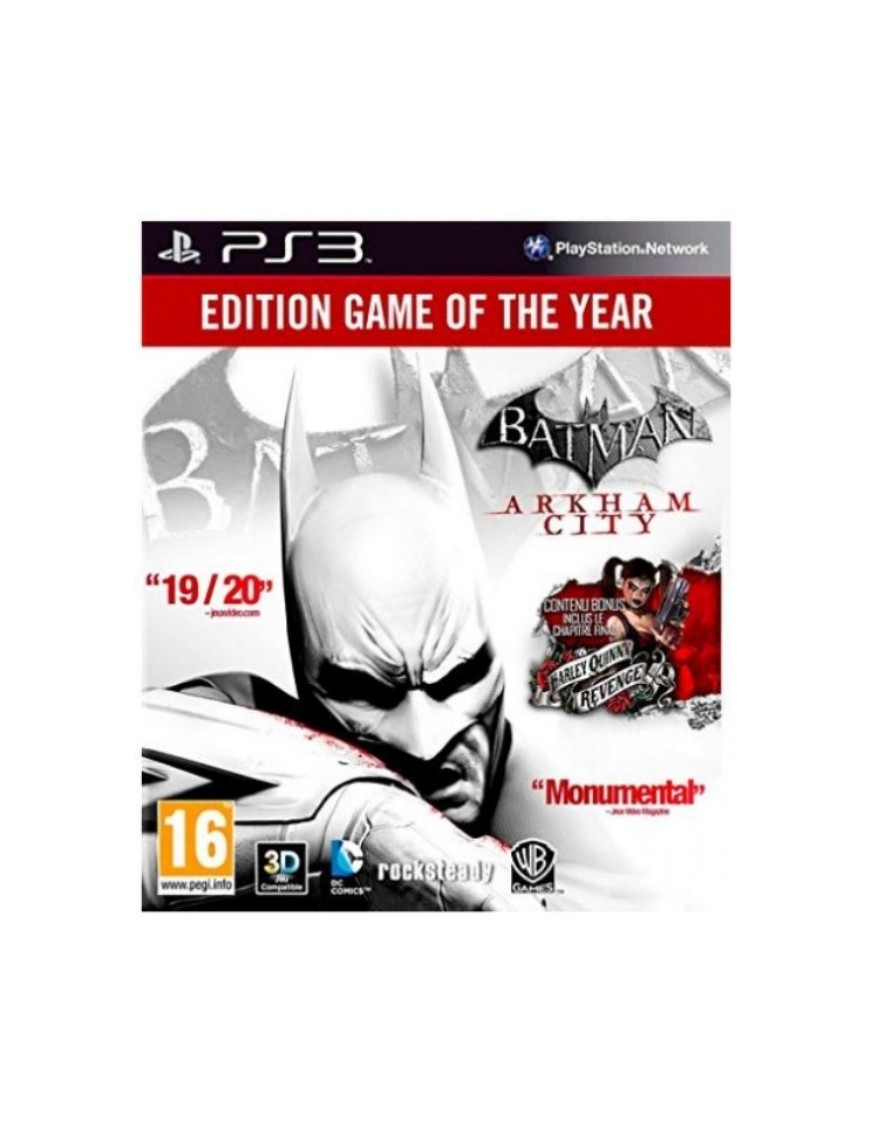 JEU PS3 BATMAN : ARKHAM CITY 
