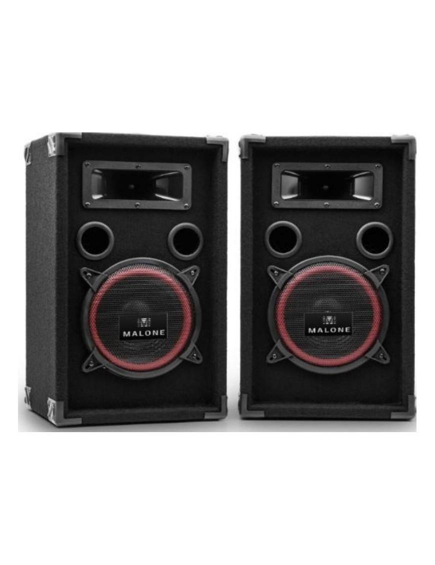 ENCEINTES PASSIVES MALONE 200W 8" [LA PAIRE]