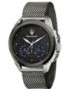  MONTRE CHRONOGRAPHE HOMME MASERATI TRAGUARDO R8873612006 GUNMETAL BRACELET EN MAILLE MILANAISE