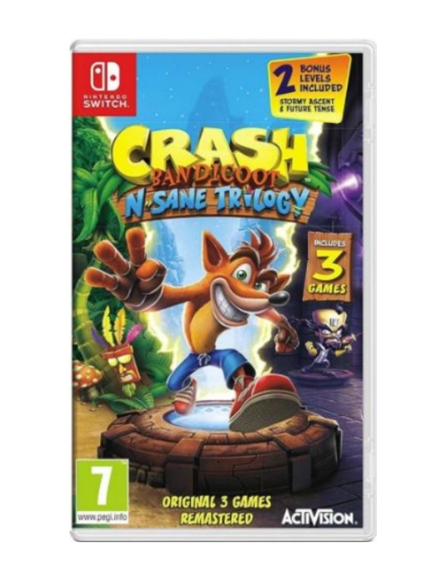 JEU SWITCH CRASH BANDICOOT TRILOGIE
