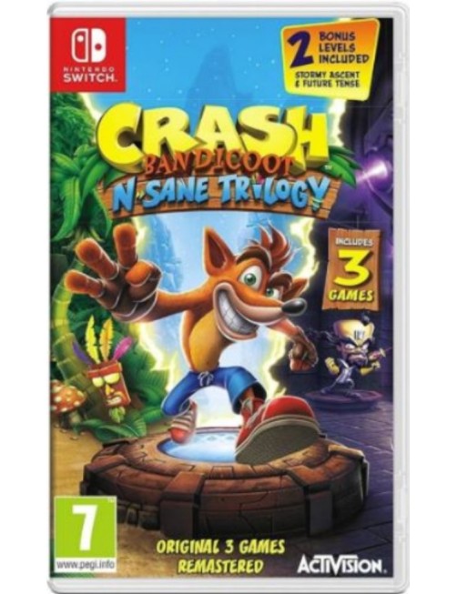 JEU SWITCH CRASH BANDICOOT TRILOGIE