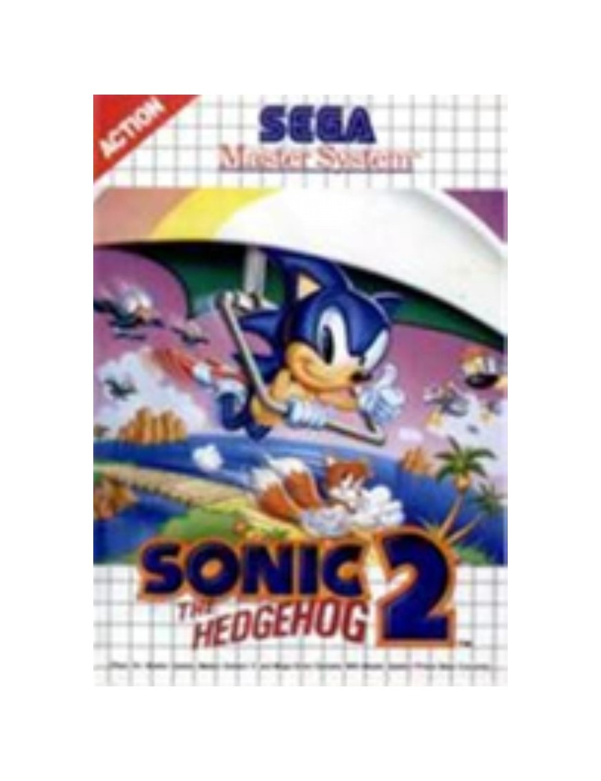 JEU MASTER SYSTEM SONIC THE HEDGEHOG 2