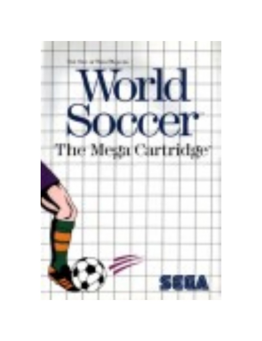 JEU MASTER SYSTEM WORLD SOCCER