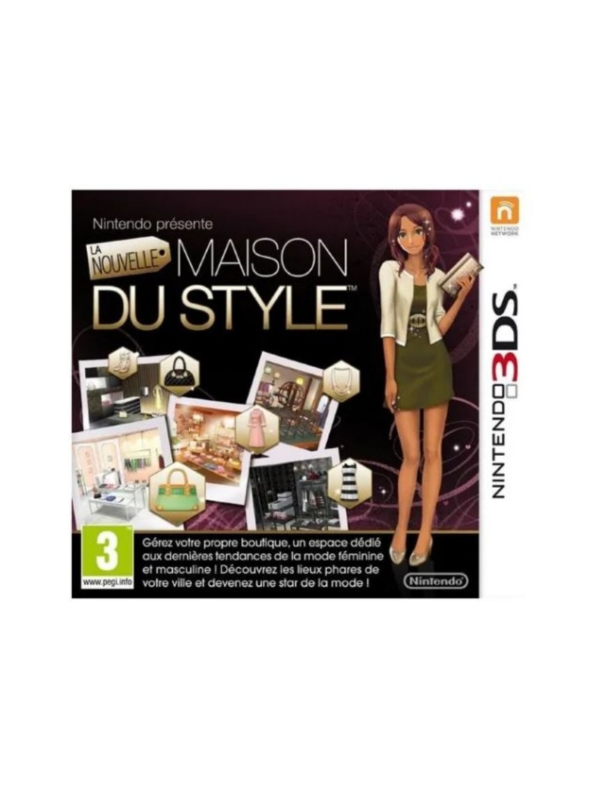 JEU 3DS LA NOUVELLE MAISON DU STYLE - SANS BOITE 