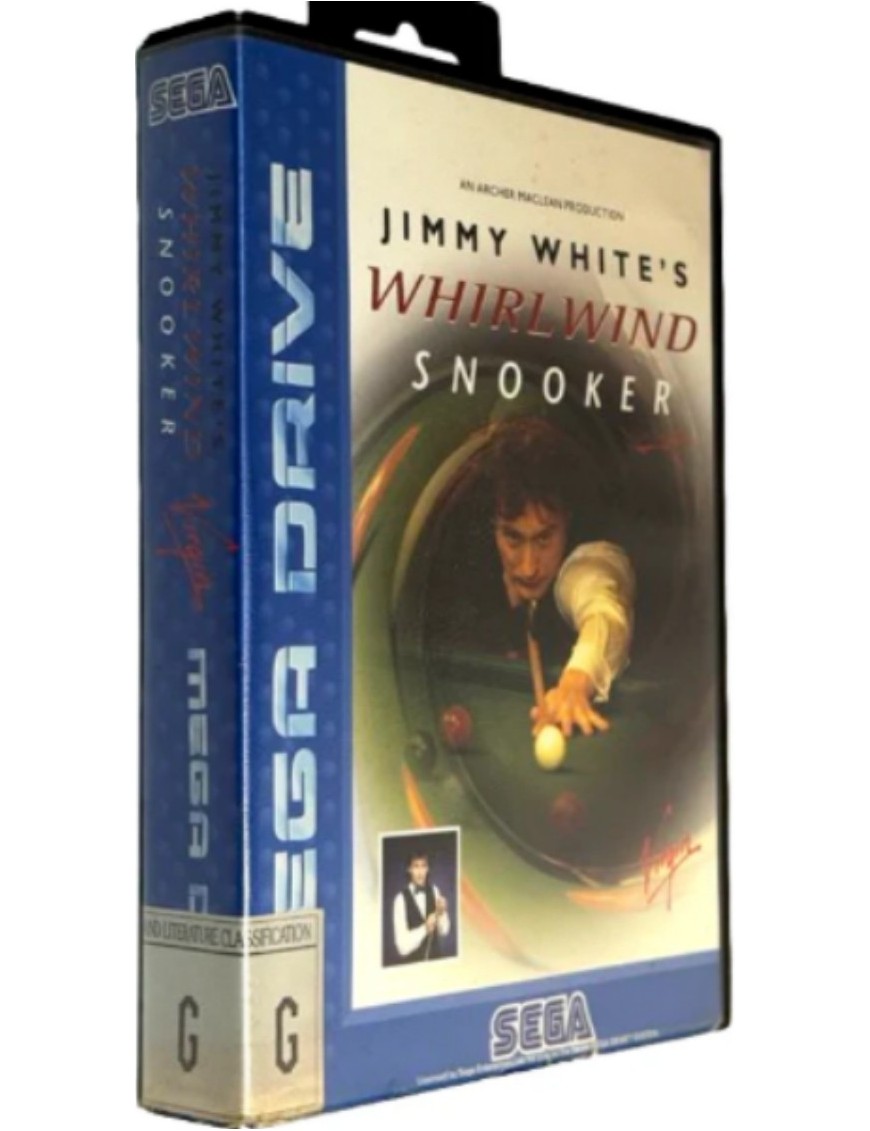 JEU MEGA DRIVE JIMMY WHITE'S WHIRL WIND : SNOOKER 