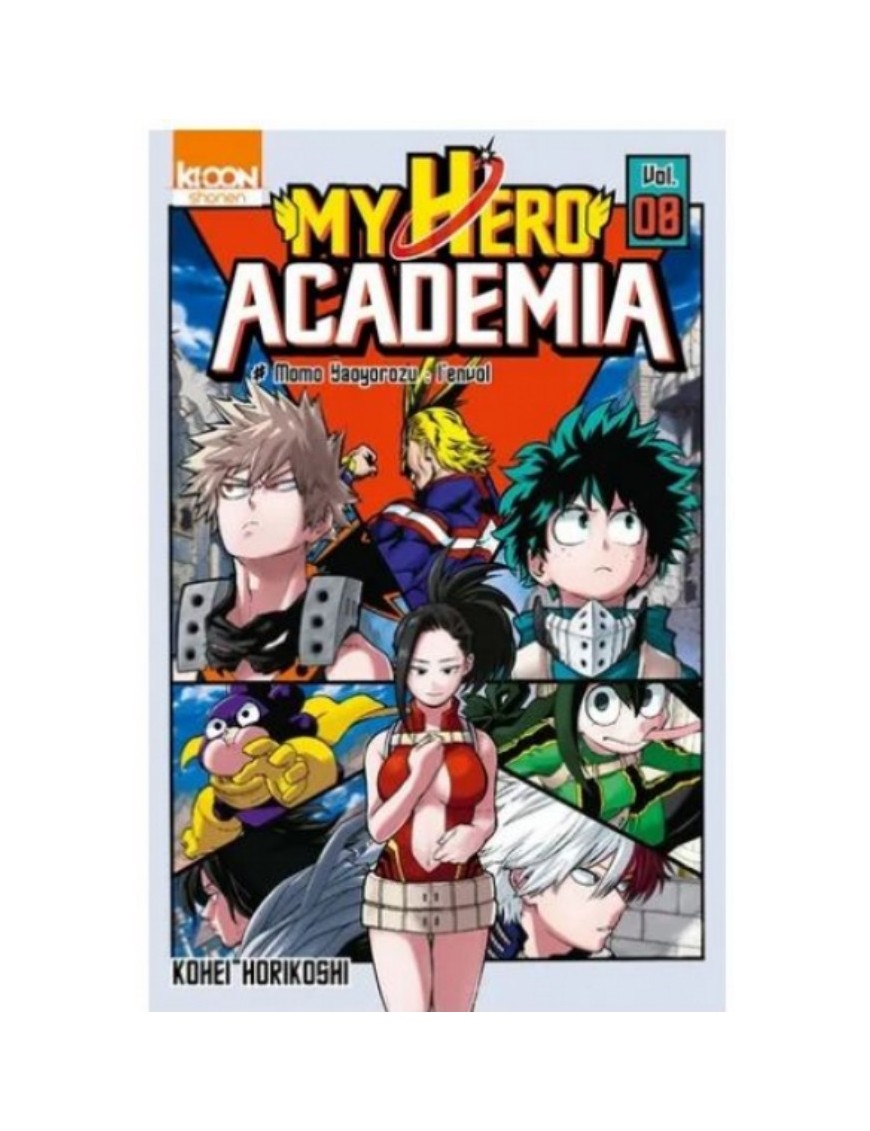 MANGA MY HERO ACADEMIA - TOME 8 - MOMO YAOYOROZU: L'ENVOL