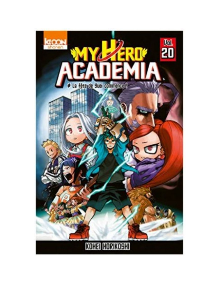 MANGA MY HERO ACADEMIA TOME 20 - LA FETE DE YUEI COMMENCE !