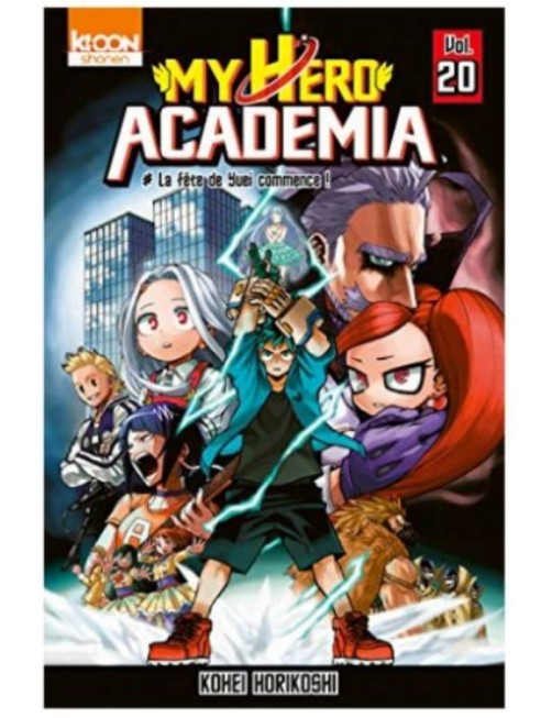 MANGA MY HERO ACADEMIA TOME 20 - LA FETE DE YUEI COMMENCE !