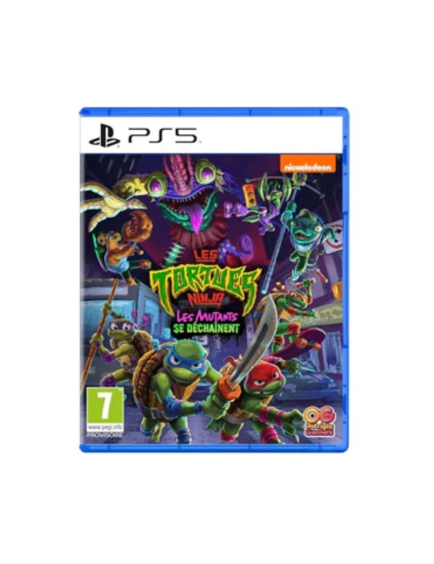 JEU PS5 LES TORTUES NINJA LES MUTANTS SE DECHAINENT