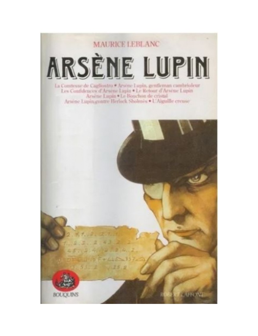 LIVRE ARSENE LUPIN : TOME 1 (8 HISTOIRES) - MAURICE LEBLANC 