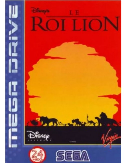 JEU MEGADRIVE LE ROI LION