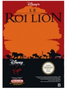 JEU NES LE ROI LION (LOOSE)