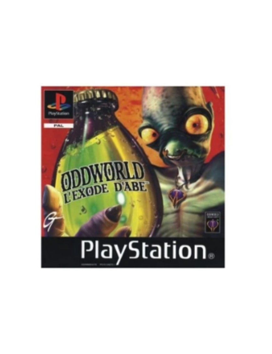 JEU PS1 ODDWORLD L'EXODE D'ABE 