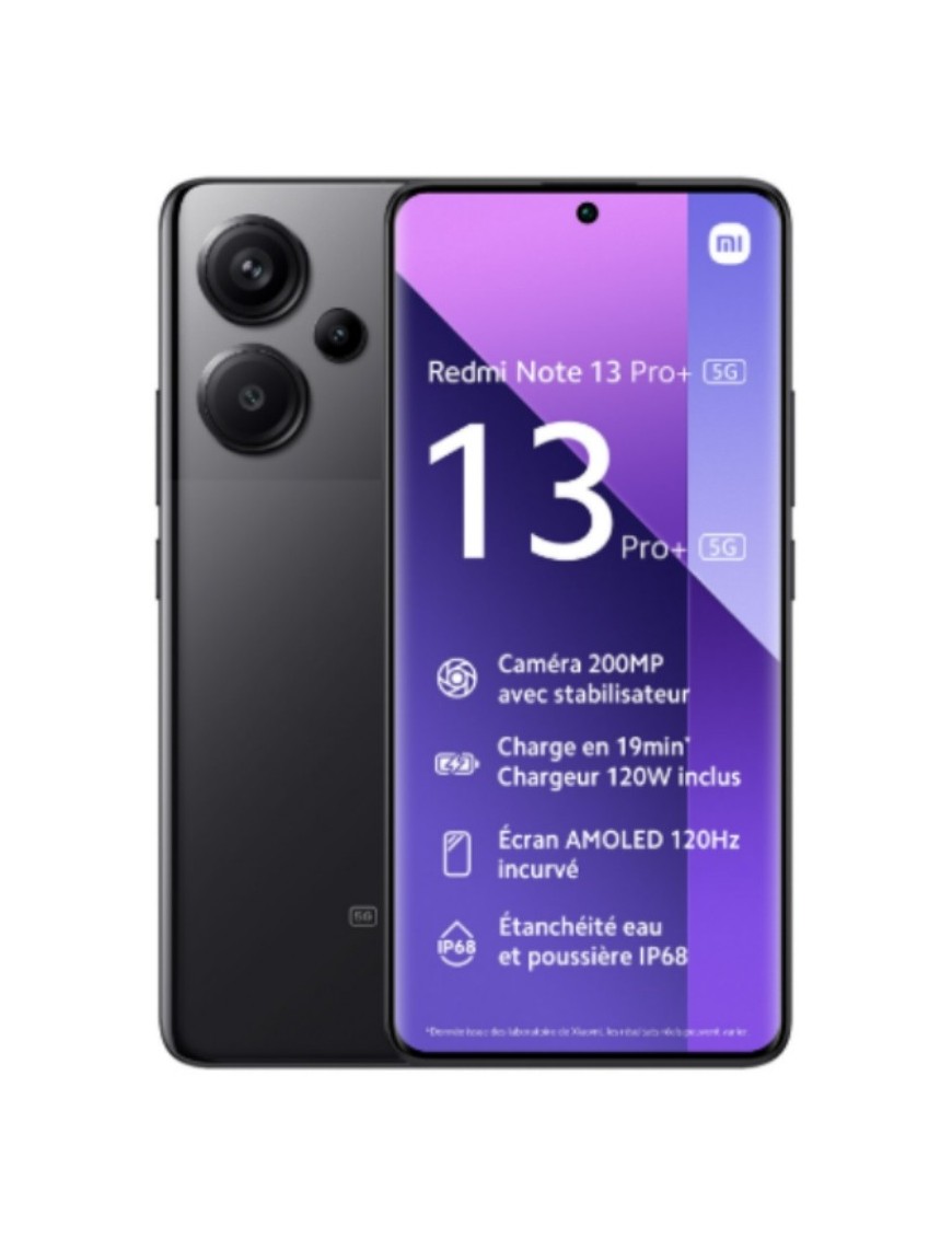 XIAOMI REDMI NOTE 13 PRO + 5G 256GO DUALSIM NOIR