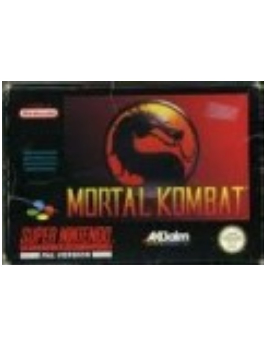 JEU SNES MORTAL KOMBAT - SANS BOITE 
