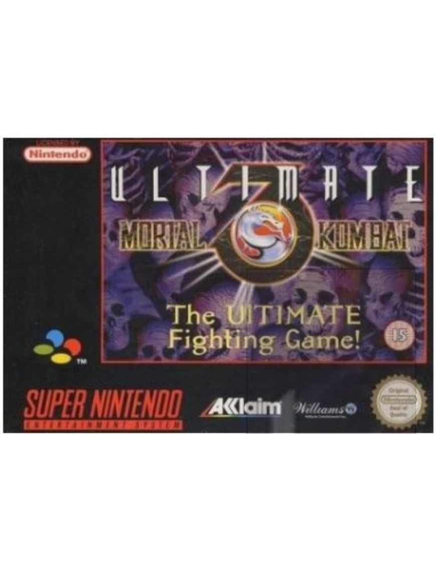 JEU SNES ULTIMATE MORTAL KOMBAT 3 - SANS BOITE 