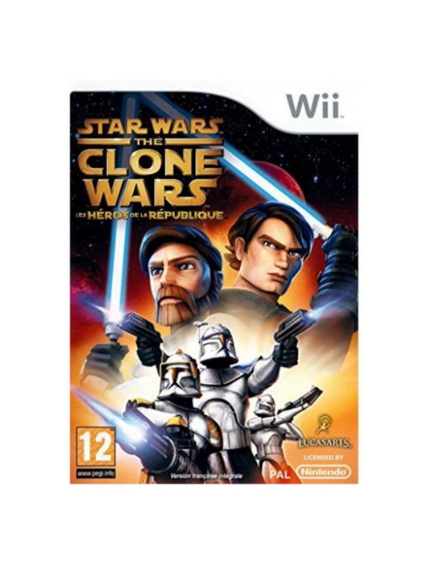 JEU WII STAR WARS THE CLONE WARS LES HEROS DE LA REPUBLIQUE 