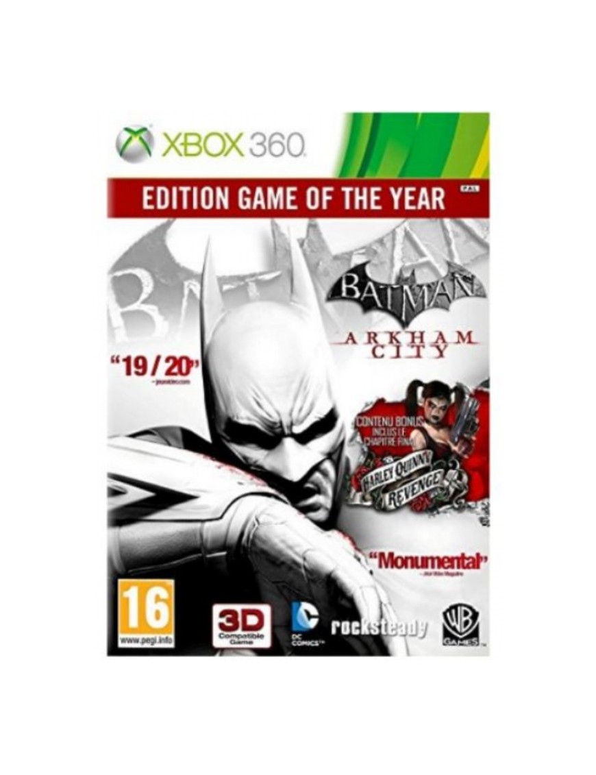 JEU XBOX 360 BATMAN ARKHAM CITY 