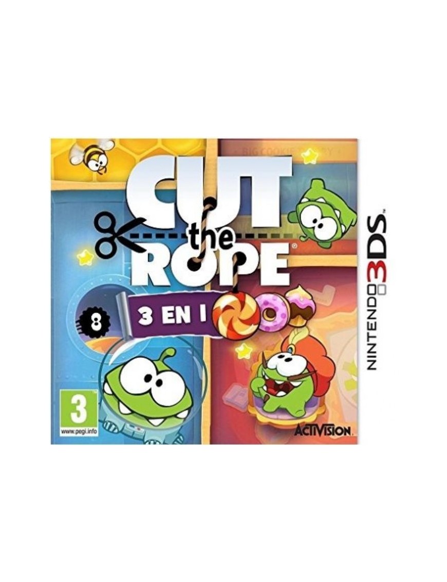 JEU 3DS CUT THE ROPE : 3 EN 1