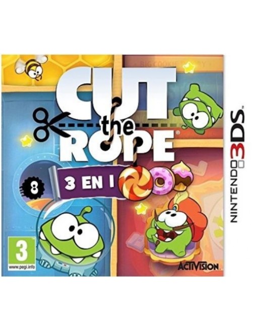 JEU 3DS CUT THE ROPE : 3 EN 1