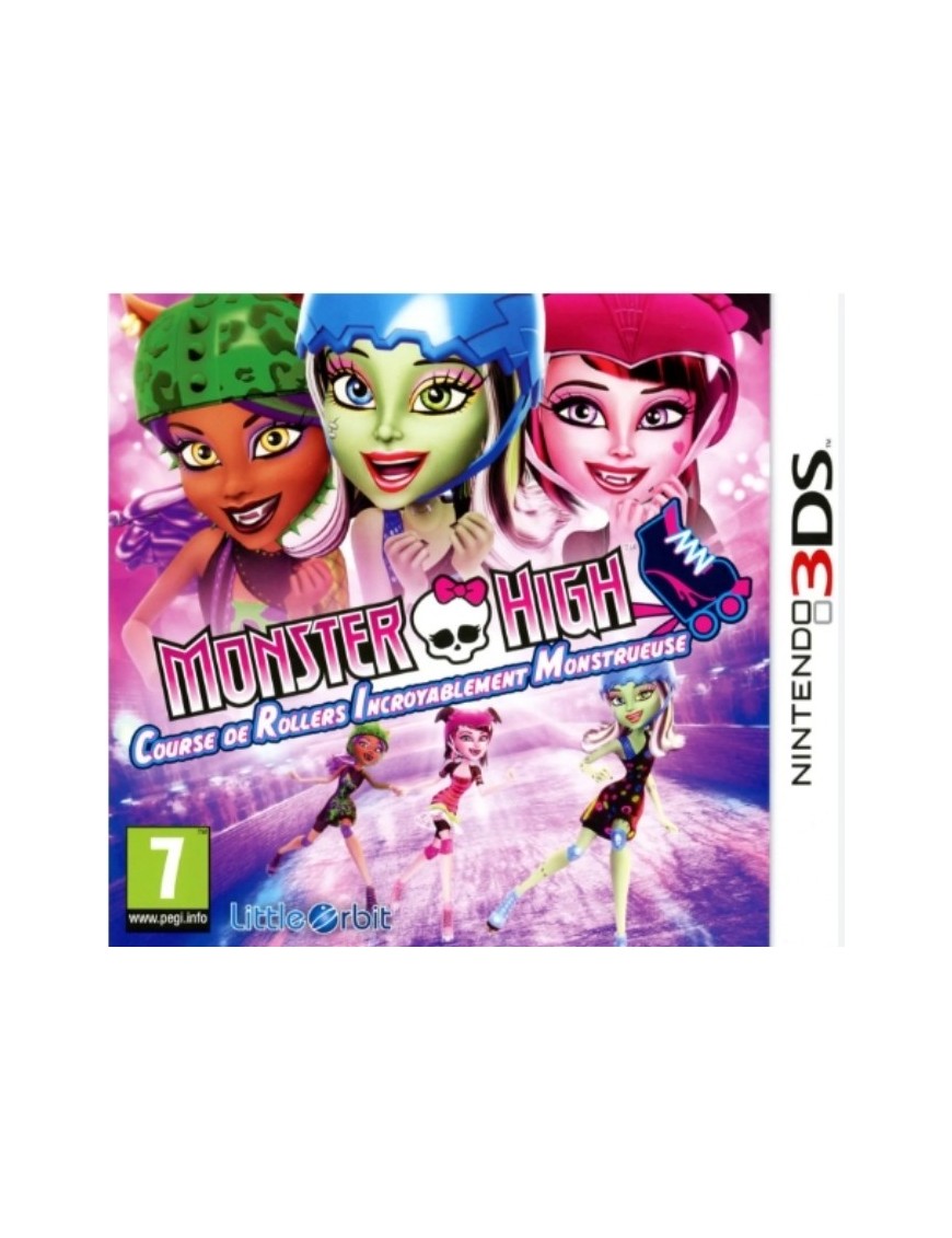 JEU 3DS MONSTER HIGH : COURSE DE ROLLERS INCROYABLEMENT MONSTRUEUSE 