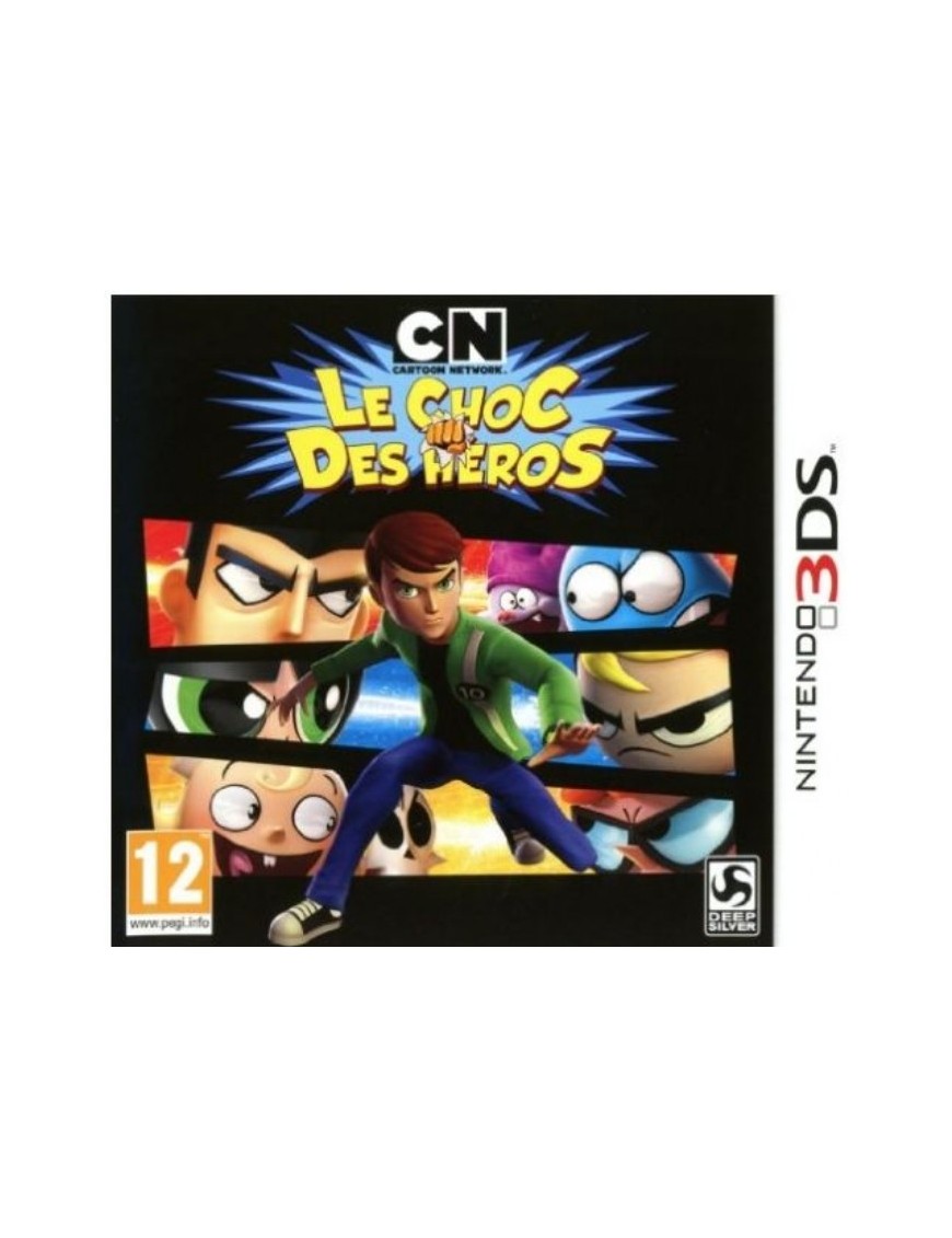 JEU 3DS CARTOON NETWORK : LE CHOC DES HEROS 