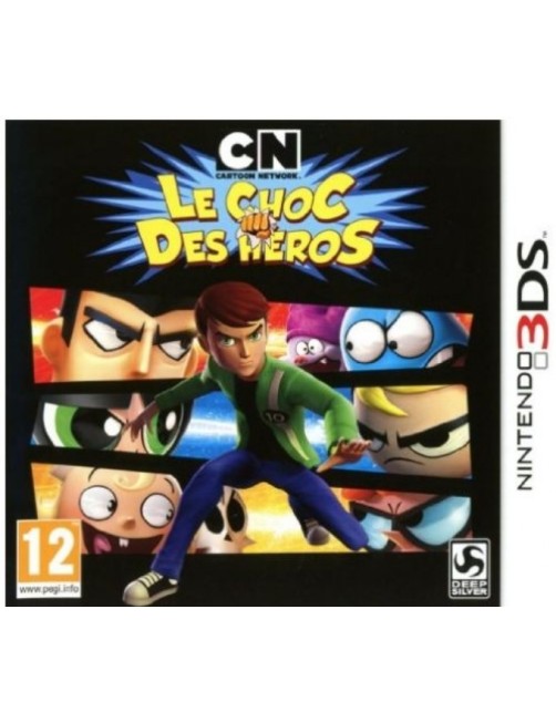 JEU 3DS CARTOON NETWORK : LE CHOC DES HEROS 