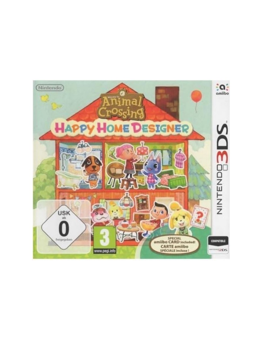 JEU 3DS ANIMAL CROSSING : HAPPY HOME DESIGNER 