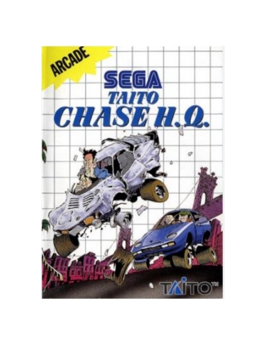 JEU MASTER SYSTEM TAITO CHASE H.Q. - EN BOITE 