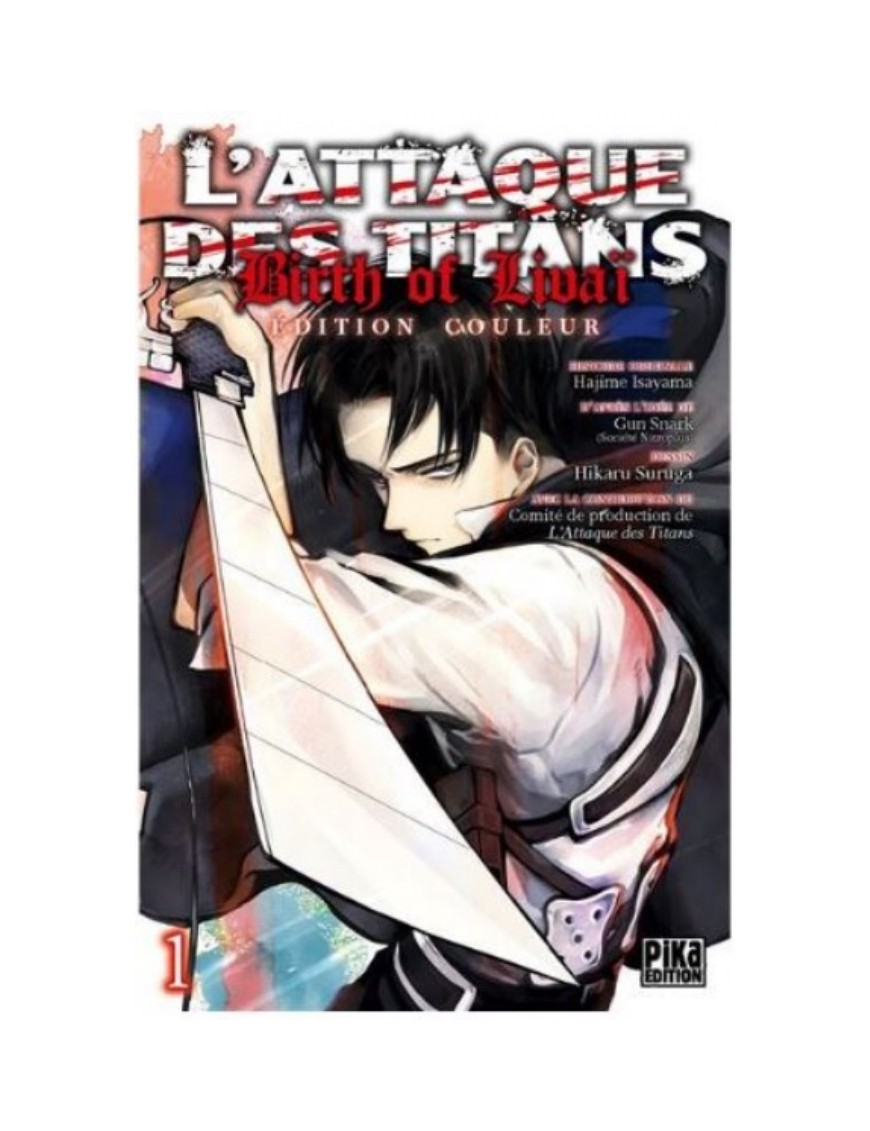 MANGA L'ATTAQUE DES TITANS : BIRTH OF LIVAI - EDITION COULEUR - TOME 1 