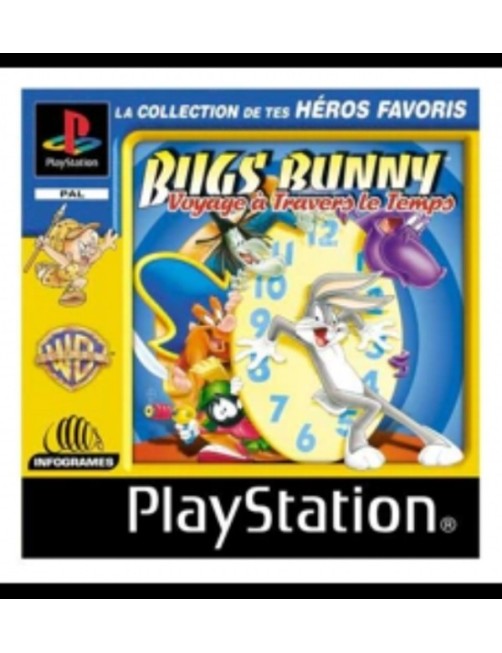 JEU PS1 BUGS BUNNY VOYAGE A TRAVERS LE TEMPS