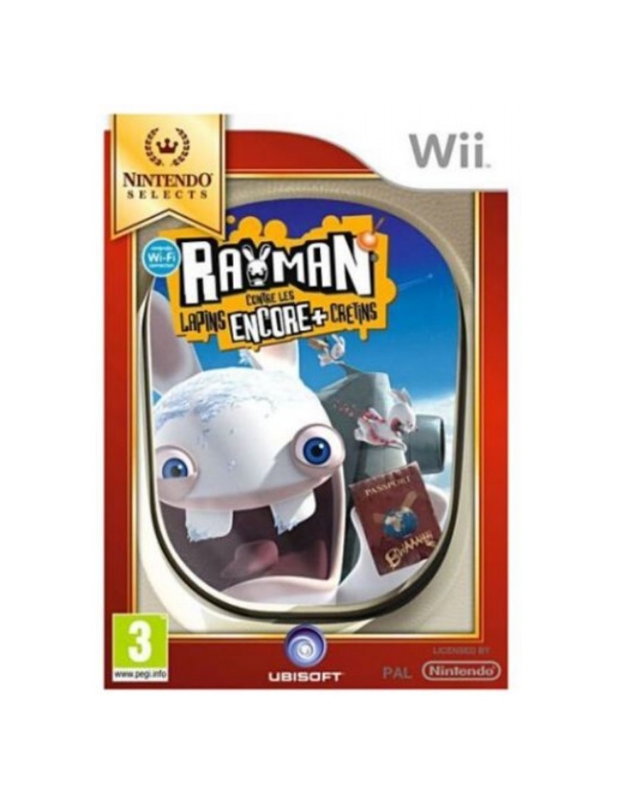 JEU WII RAYMAN CONTRE LES LAPINS ENCORE PLUS CRETINS - NINTENDO SELECTS