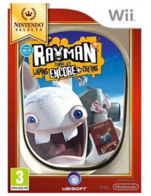 JEU WII RAYMAN CONTRE LES LAPINS ENCORE PLUS CRETINS - NINTENDO SELECTS
