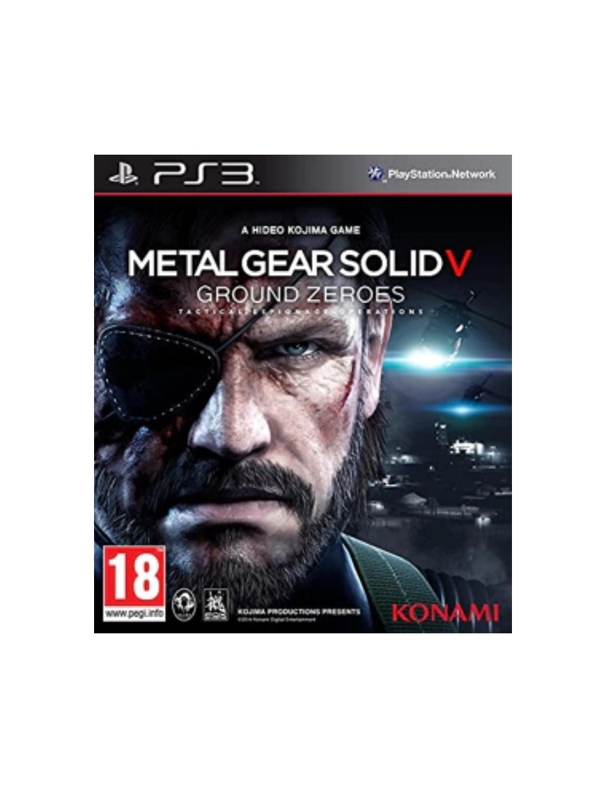 JEU PS3 METAL GEAR SOLID V GROUND ZEROES