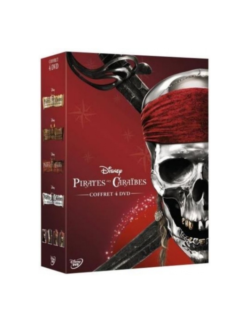 DVD COFFRET PIRATES DES CARAIBES - L'INTEGRALE DES 4 FILMS 