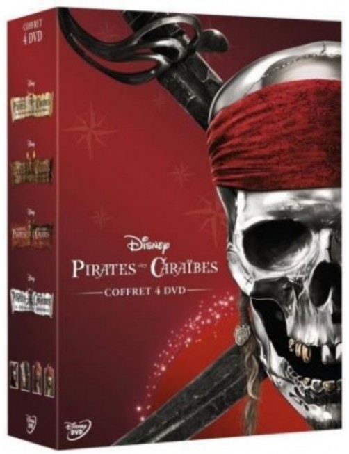 DVD COFFRET PIRATES DES CARAIBES - L'INTEGRALE DES 4 FILMS 