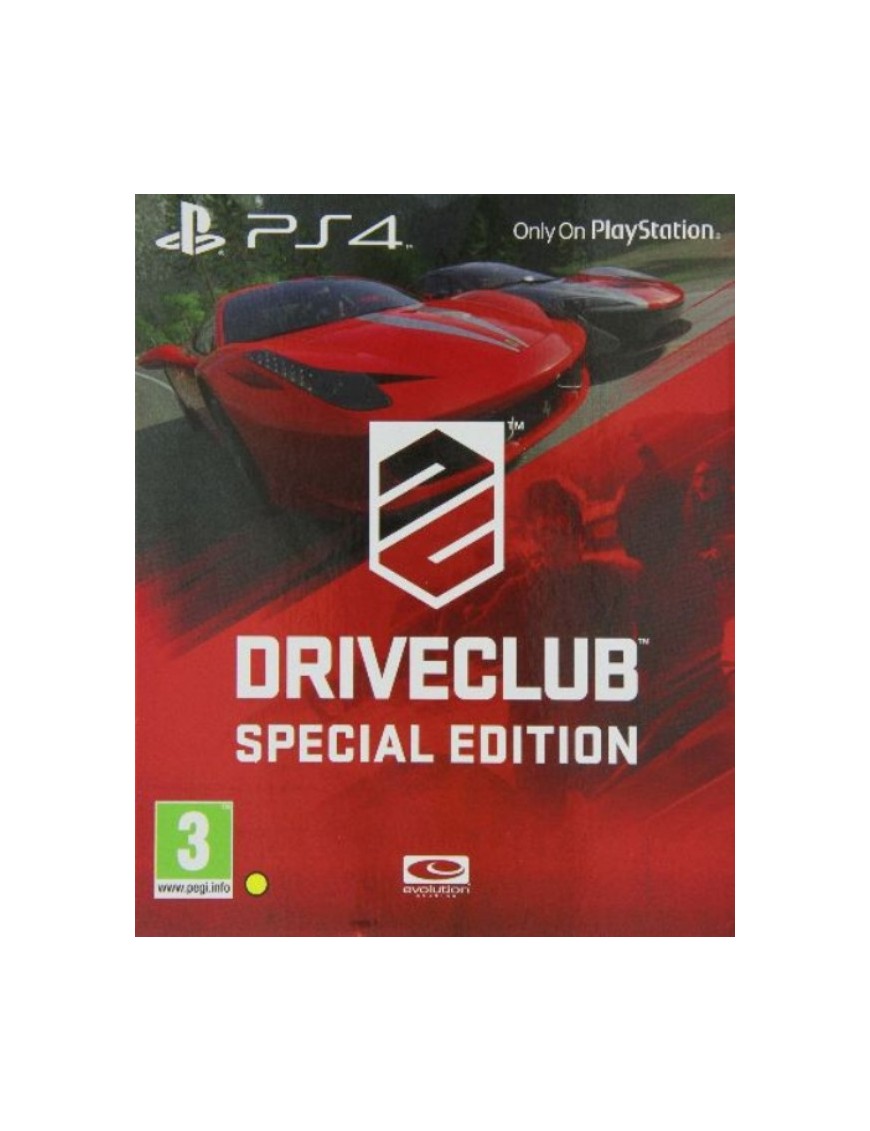 JEU PS4 DRIVE CLUB EDITION SPECIALE