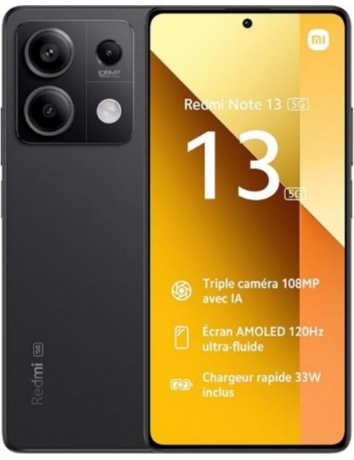 XIAOMI REDMI NOTE 13 5G 256GO DUAL NOIR