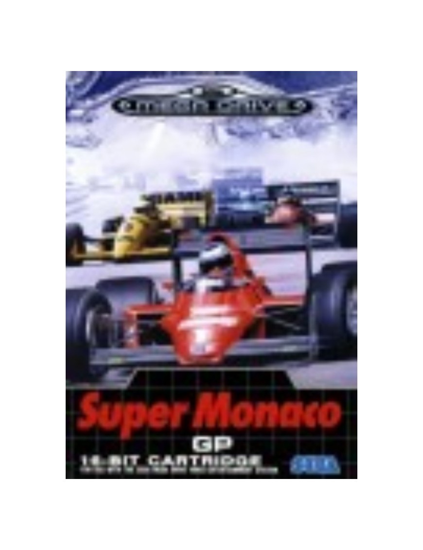 JEU MEGA DRIVE SUPER MONACO GP - COMPLET