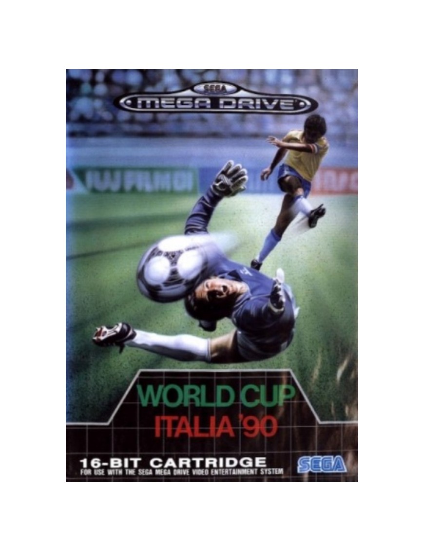 JEU MEGA DRIVE WORLD CUP ITALIA 90